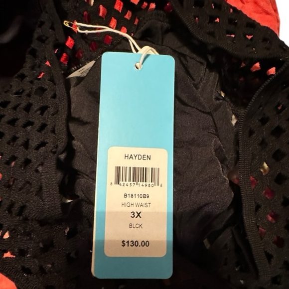 Beach Bunny Hayden High Waist Black Bikini Bottom nwt - Picture 6 of 6